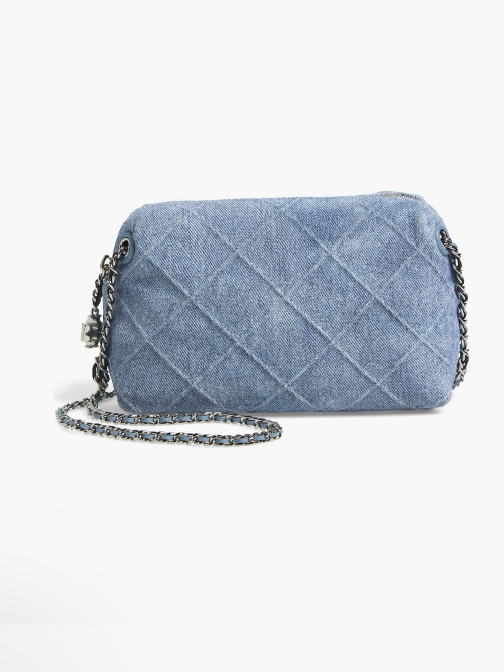 *NWT* Tory Burch Fleming Denim Suede 
Crossbody Bag